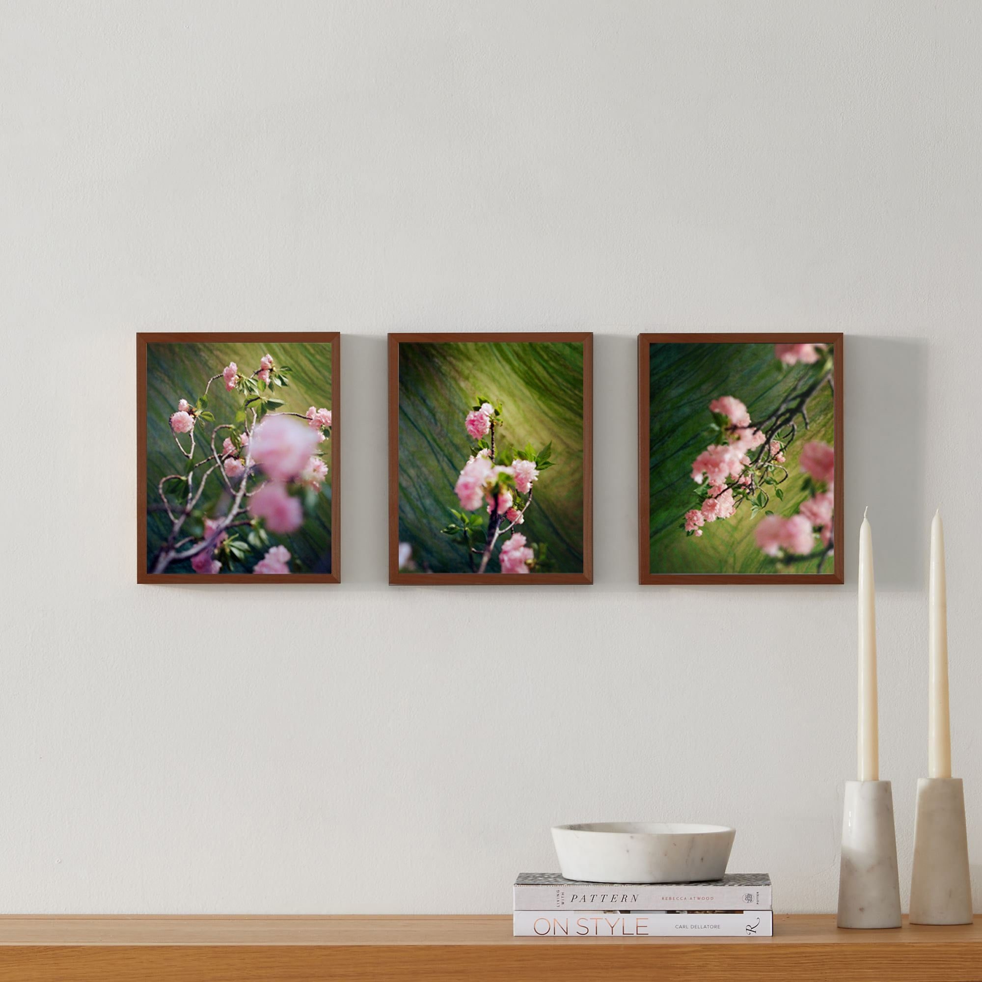 Cherry Blossom Triptych
